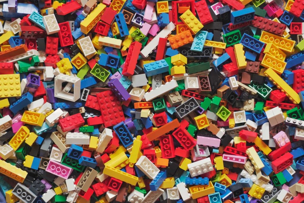 Q-BRICK Mattoncini Sfusi 1000 Pezzi - Costruzioni Creative Per Bambini, Fatto In Italia - 4